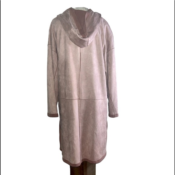 b New York Beautiful Open Front Soft Trench Coat - Picture 6 of 13